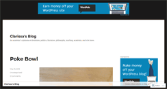 Desktop Screenshot of clarissasblog.com
